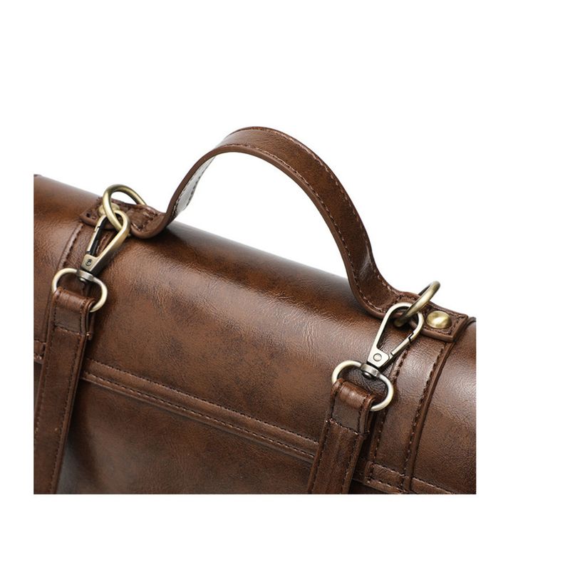 Buckle Crossbody JK Uniform Casual Fashion Commuter Briefcase Crossbody_voghion.com
