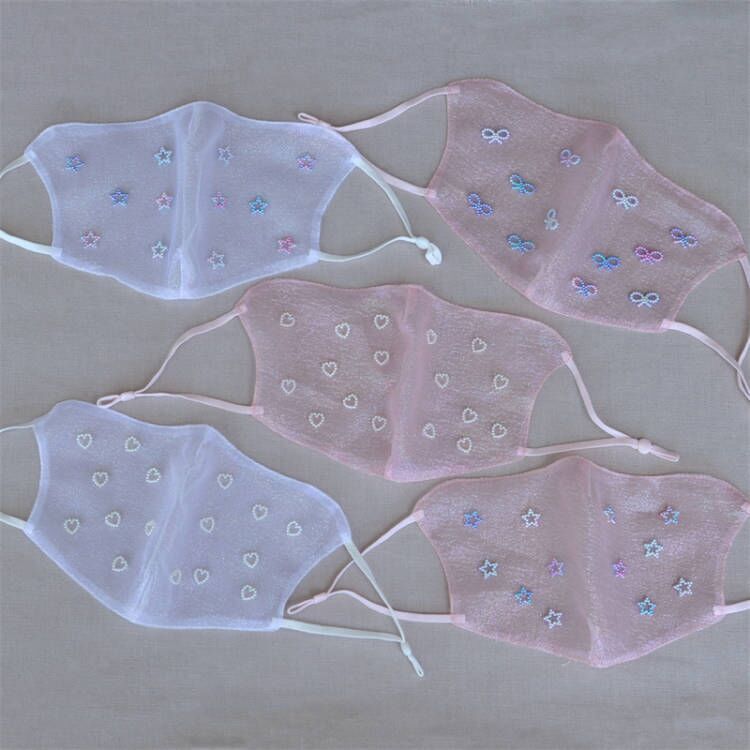 New Summer Tulle Mask Star Mask_voghion.com