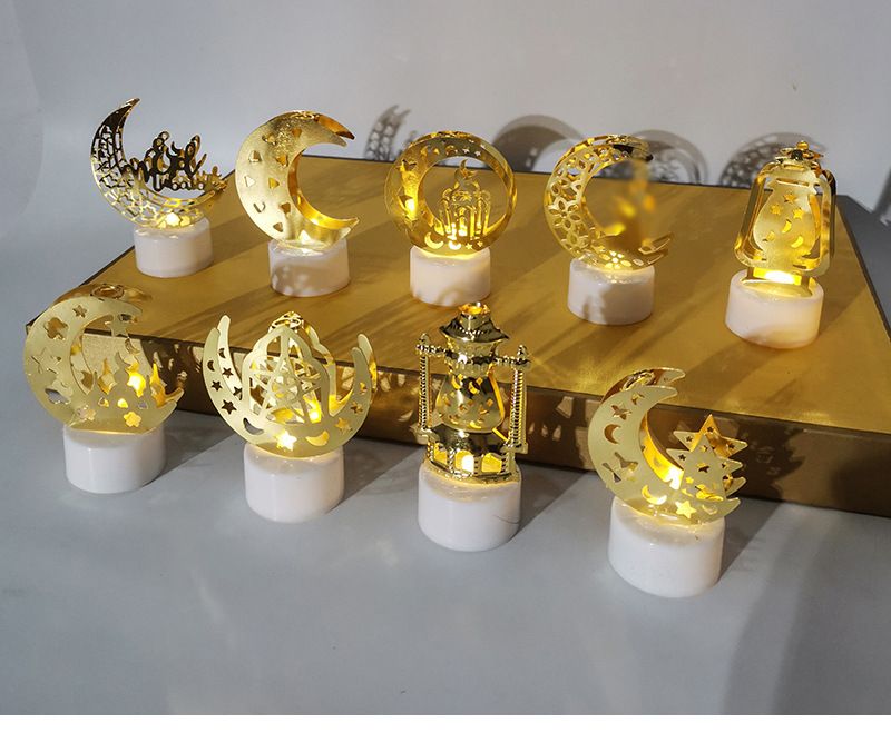 Lampada a olio magica a candela elettronica a LED, piccola decorazione da tavolo per la notte del tè, in ferro battuto_voghion.com