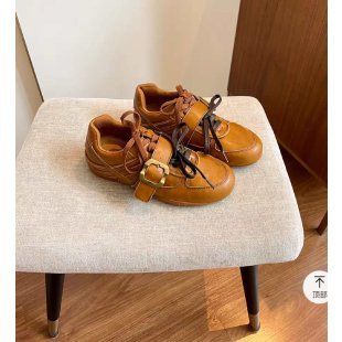 Edizione in pelle di pecora Dexun 2025 Autunno Nuovo in pelle con fibbia e doppio laccio, suola morbida, scarpe sportive casual da donna_voghion.com