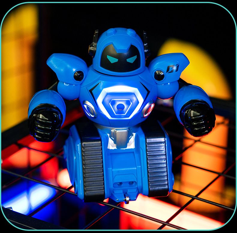 Boxningsrobot för 2 spelare - Interaktiv smart RC-stridsleksak för barn med fjärrkontroll_voghion.com