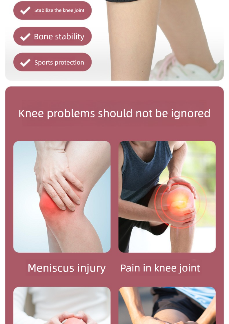 Sway Knee Brace Meniscus Support Outdoor Sports Running Cycling Basketball Special Joint Protector Breathable Patella_voghion.com