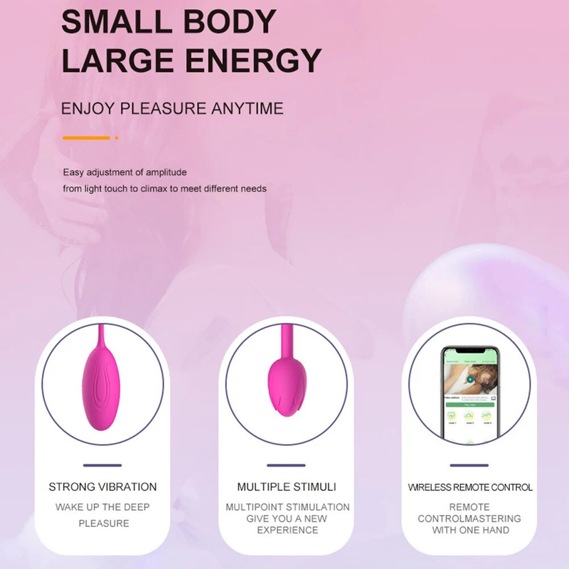 APP Control Vibrador Bluetooth Drahtlose Sex Spielzeug Für Frauen Tragbare Drehen Vibro-ei Kegel Ball G-punkt Klitoris Weibliche Höschen_voghion.com