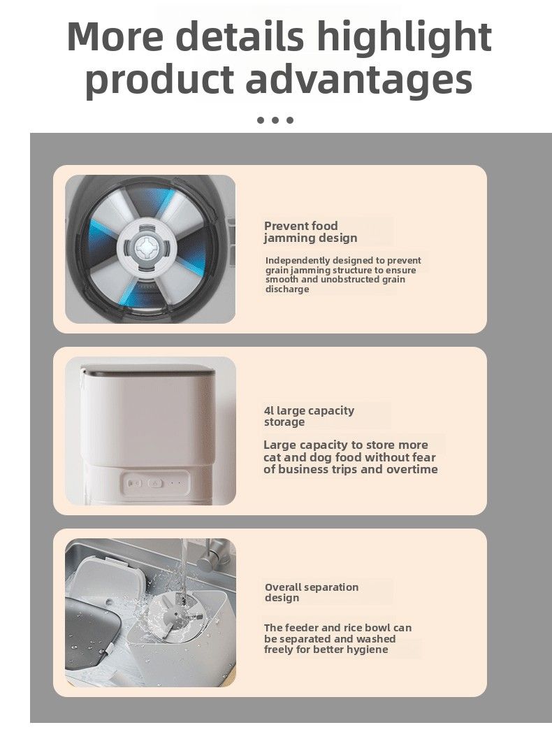 FURPIPI Smart Pet Feeder With Timer, WiFi Remote And Night Vision For Cats And Dogs_voghion.com