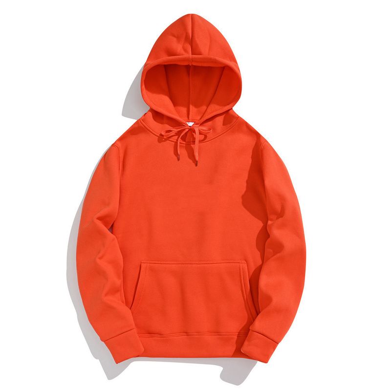 Herrenbekleidung Retro-Pullover aus reiner Baumwolle, Jacke, Pullover, einfarbig, großer Kapuzenpullover_voghion.com