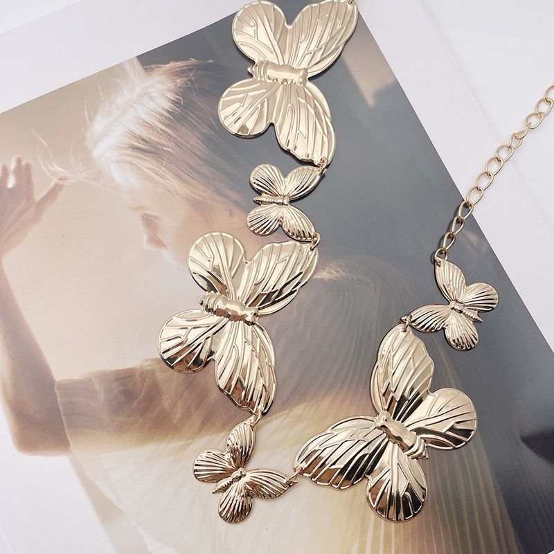 Customizable Butterfly Waist Chain For Women 2024 New Summer JK Uniform Versatile Belt Korean Style Simple Ins_voghion.com