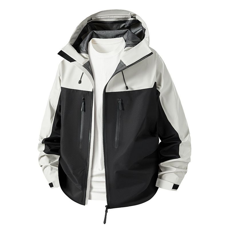 Rainproof Fully Heat-Sealed With Seam Taping Technology Outdoor Hiking Clothing Underarm Zipper Breathable Hard Shell_voghion.com