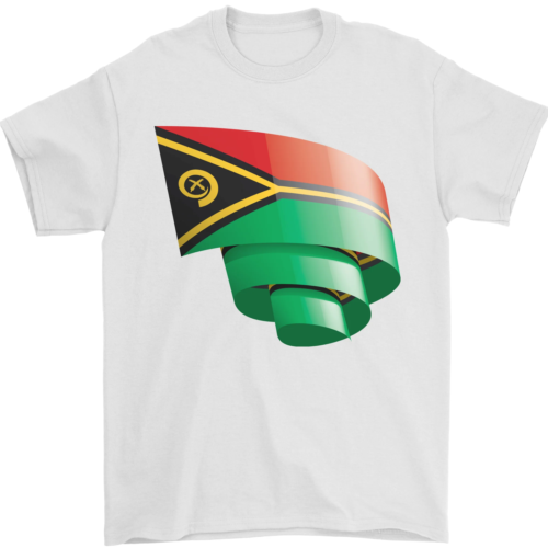 Gekräuseltes Vanuatu Flag Day Football Herren-T-Shirt, 100 % Baumwolle_voghion.com