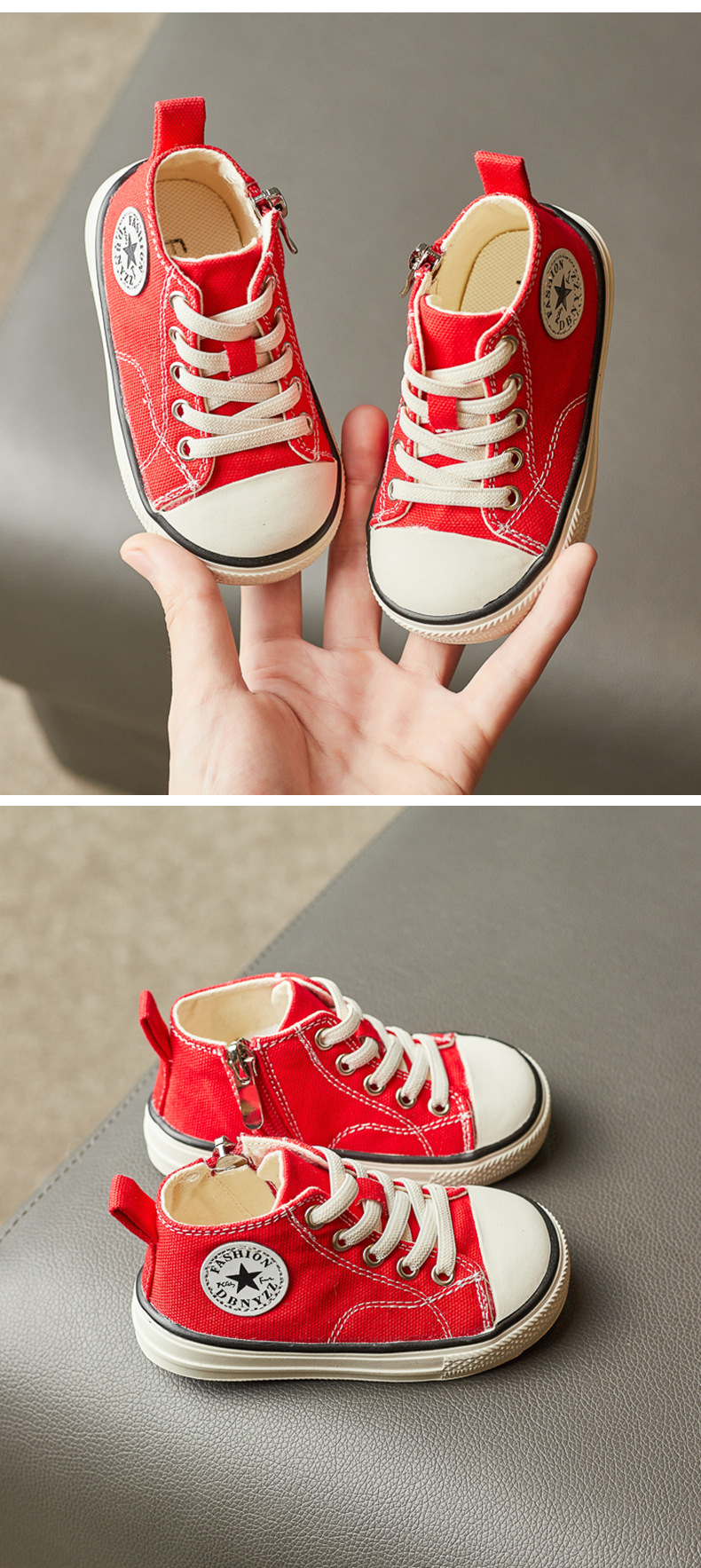 Baby-Segeltuchschuhe, Frühling und Herbst, für Babys, Kleinkinder, weicher Boden, rutschfest, Jahre alt, für Jungen und Mädchen, hohe lässige Schuhe_voghion.com