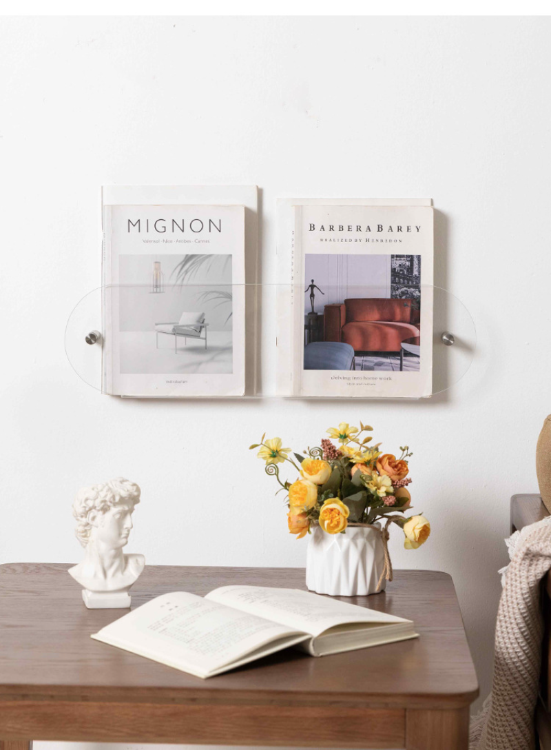 Matériau écologique | Design transparent | Grande capacité de charge | Esthétique italienne minimaliste | Rangement et présentation multifonctionnels_voghion.com