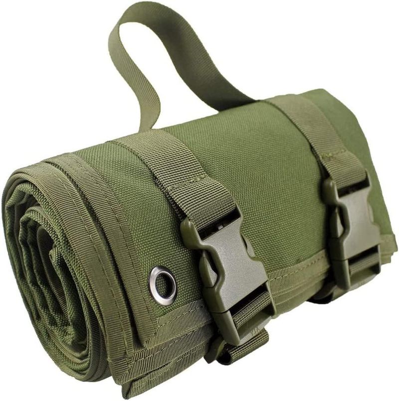 Tactical Single Foldable Soldier Moisture-Proof Shooting Outdoor Camping Ground Portable Nap Mat_voghion.com