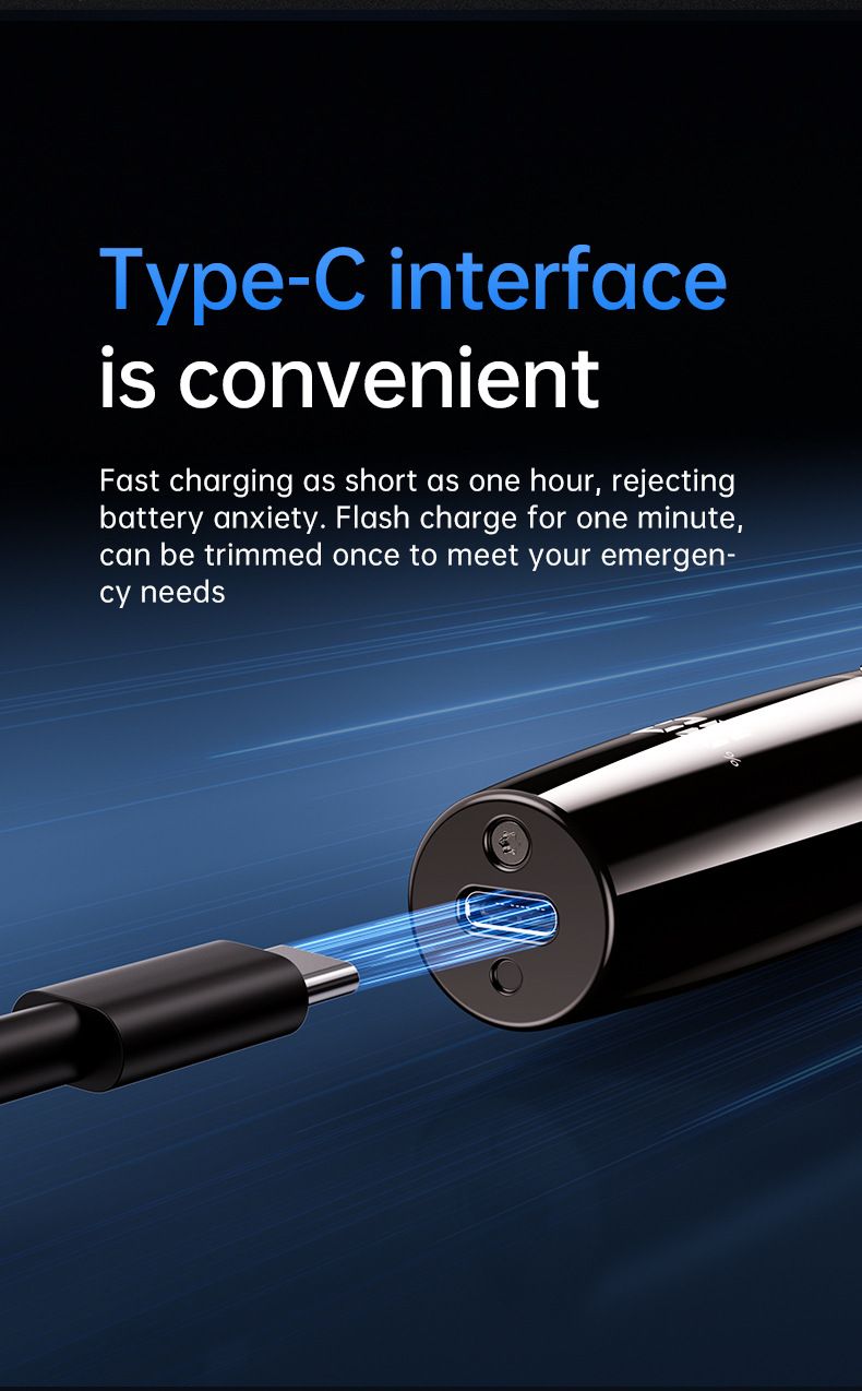 Premium Electric Nose Hair Trimmer For Men - Waterproof, Rechargeable, Multi-Function Grooming Kit With LED Display_voghion.com