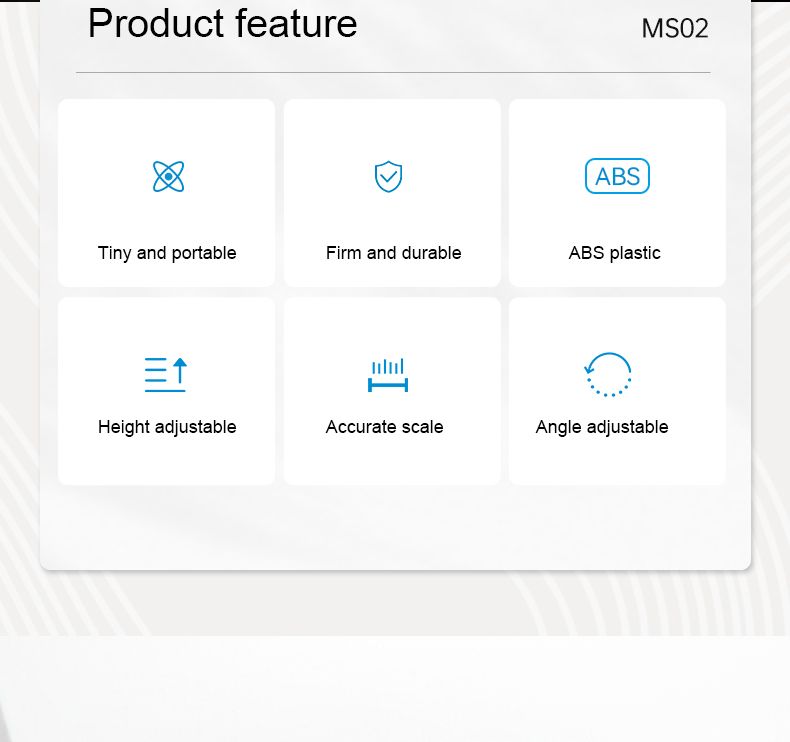 Alctron MS02 stereo mikrofon çubuğu Açı ve yükseklik ayarlanabilir fonksiyonu ile net ölçekli çoklu kayıt yolu_voghion.com