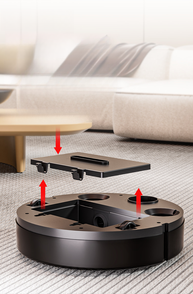 Robot Cleaner For Home Use, Sweeping And Mopping Integrated Smart Vacuum Cleaner, 3-in-1 Cleaning Machine Gift_voghion.com