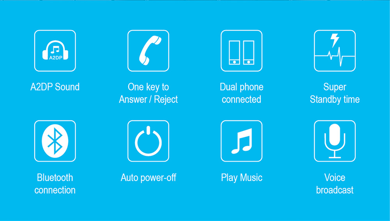 Langaton auton kaiutinpuhelin: kovempi kaiutin, kaksi puhelinta, Siri Voice, BT Handsfree Kit_voghion.com
