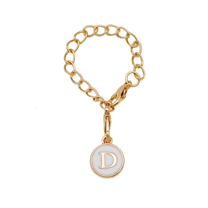 Grazioso ciondolo con ciondolo a forma di lettera inglese, con catena a forma di aragosta e decorazione per tazza, portachiavi e zaino._voghion.com