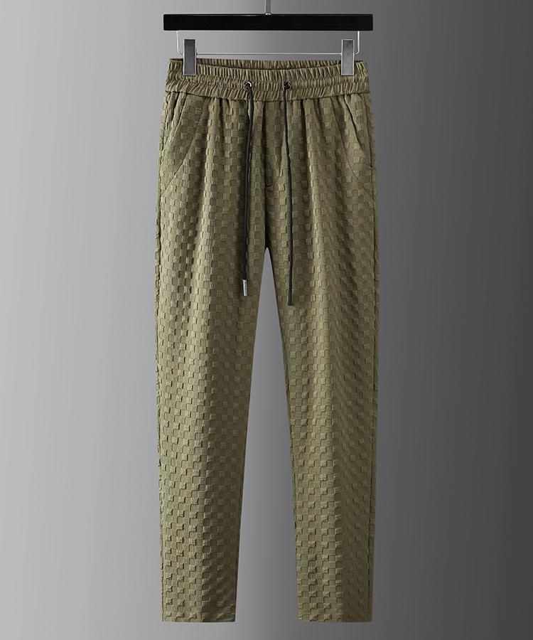 New Summer Short Sleeved Men's Casual Sports Suit Shirts + Pants Middle Aged And Young Men's Full Two Piece Set High End Quality_voghion.com