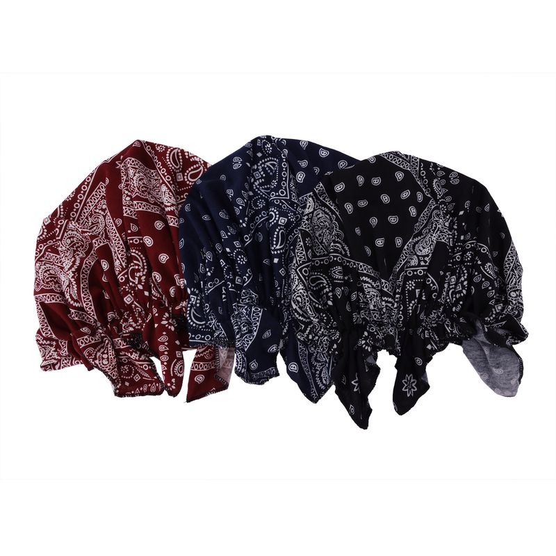 Elastic Cotton Turban Hat – Thin Single-Layer Pullover For Bald Head & Hair Protection_voghion.com