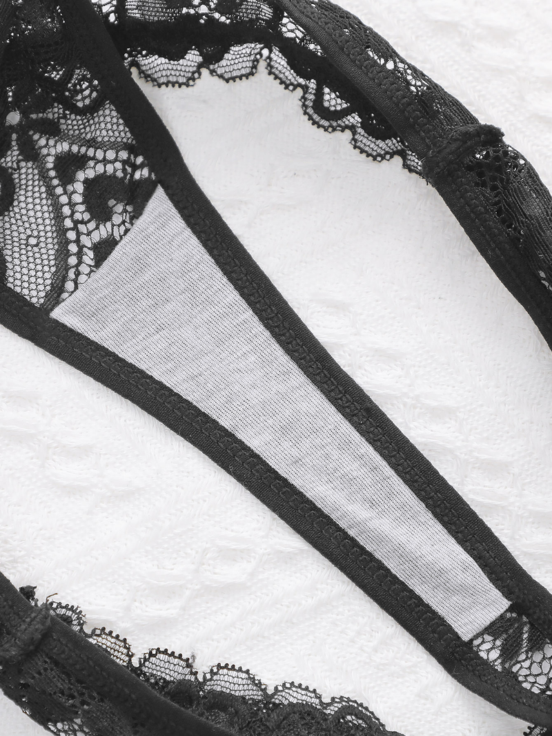 Push-up underkläder underkläder set Sexigt bekvämt mode spets spets ultratunna BH-set_voghion.com