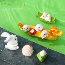 Mermaid DIY micro landscape aquarium decoration waterscape creative beauty cake keychain plastic ornaments crafts_voghion.com
