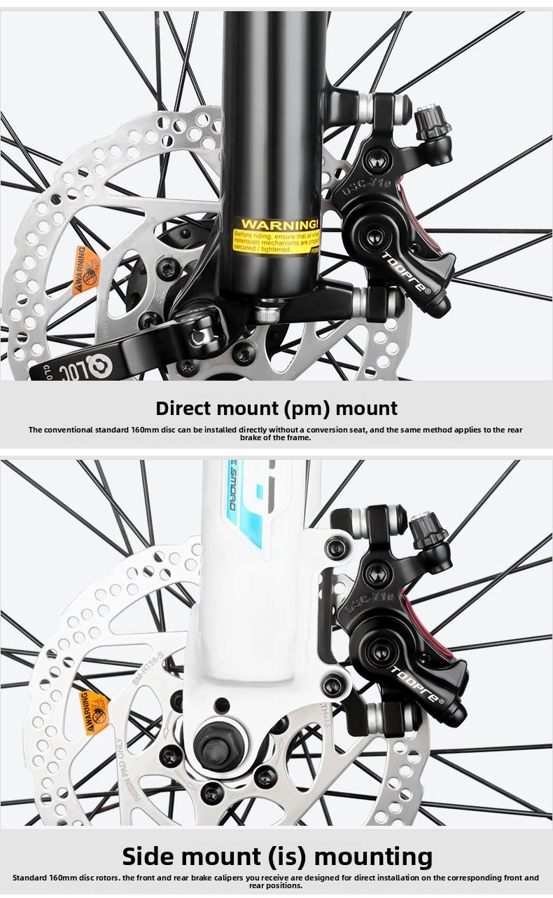 TOOPRE Bicycle Disc Mountain Caliper Driving Folding Electric Bike Brake Universal_voghion.com