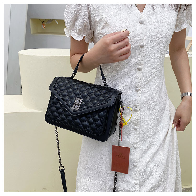 High-end Bag Women's 2023 New Autumn And Winter Handbag Women's Bag Rhombus fashion shoulder bag all-match wideband Messenger bag_voghion.com