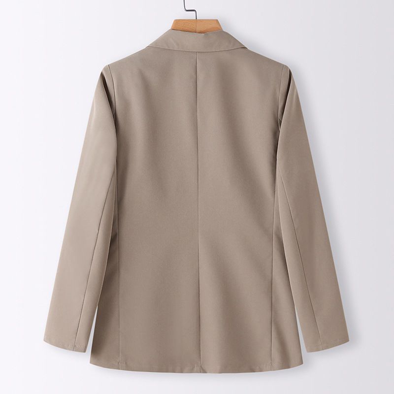 Blazer color cachi per donna, stile street petite, nuova moda coreana, versione casual, completo completo_voghion.com