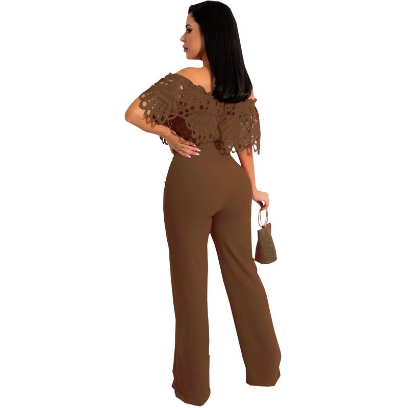 Europeisk och amerikansk sexig fashionabel enfärgad jumpsuit med tubtopp_voghion.com