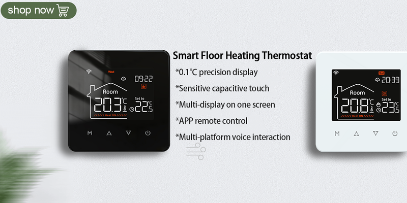Pametni Tuya WiFi termostat za električni ili plinski bojler s digitalnim daljinskim upravljačem za temperaturu Alexa Google_voghion.com