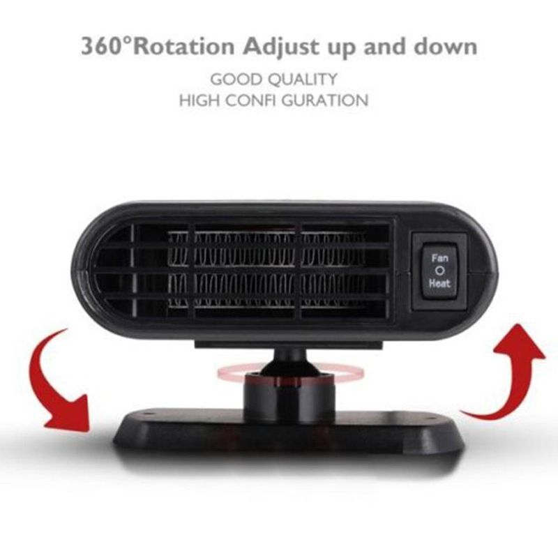 12V elektrický chladič Coog, vytápění čelního skla, odmrazovač jelenů, přenosný 360° rotační ventilátor do auta_voghion.com