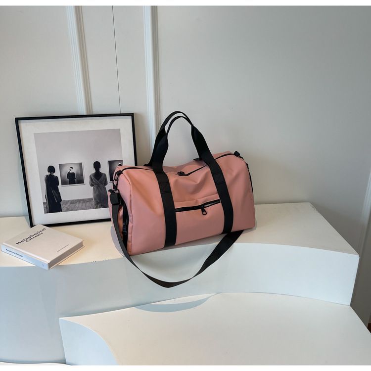 Modische tragbare Reisetasche für Männer, lässige Umhängetasche für Sport und Fitness, trocken und nass getrennte Gepäcktasche für Frauen_voghion.com