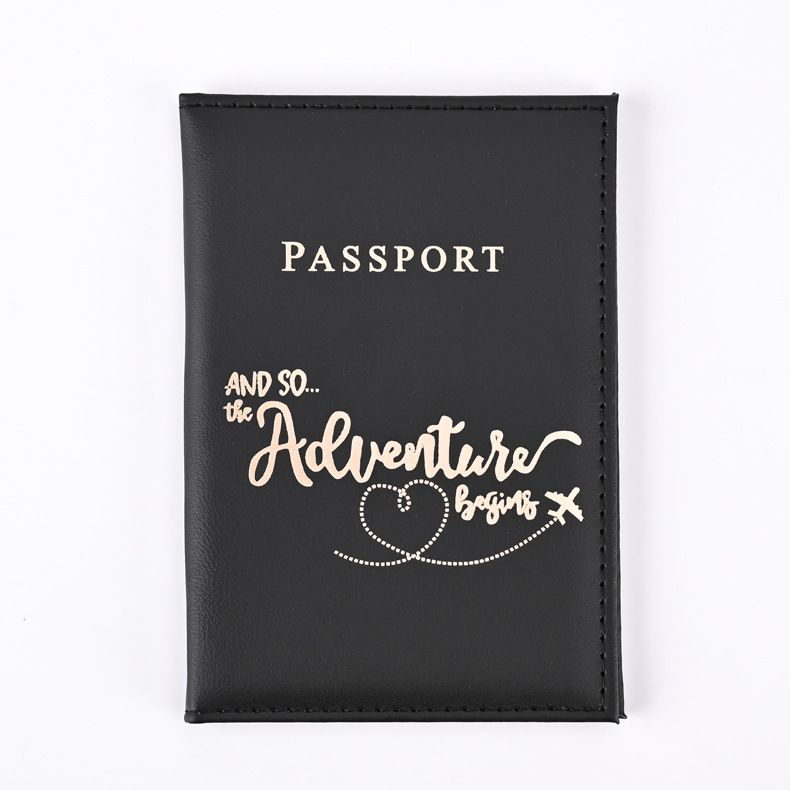 padrão capa de passaporte PU porta-passaporte porta-bilhete passaporte_voghion.com