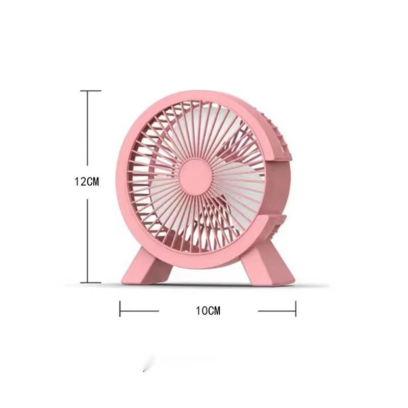 Mini ventilatore da tavolo USB silenzioso e potente - Design portatile a forma di cartone animato per studenti e dormitori_voghion.com