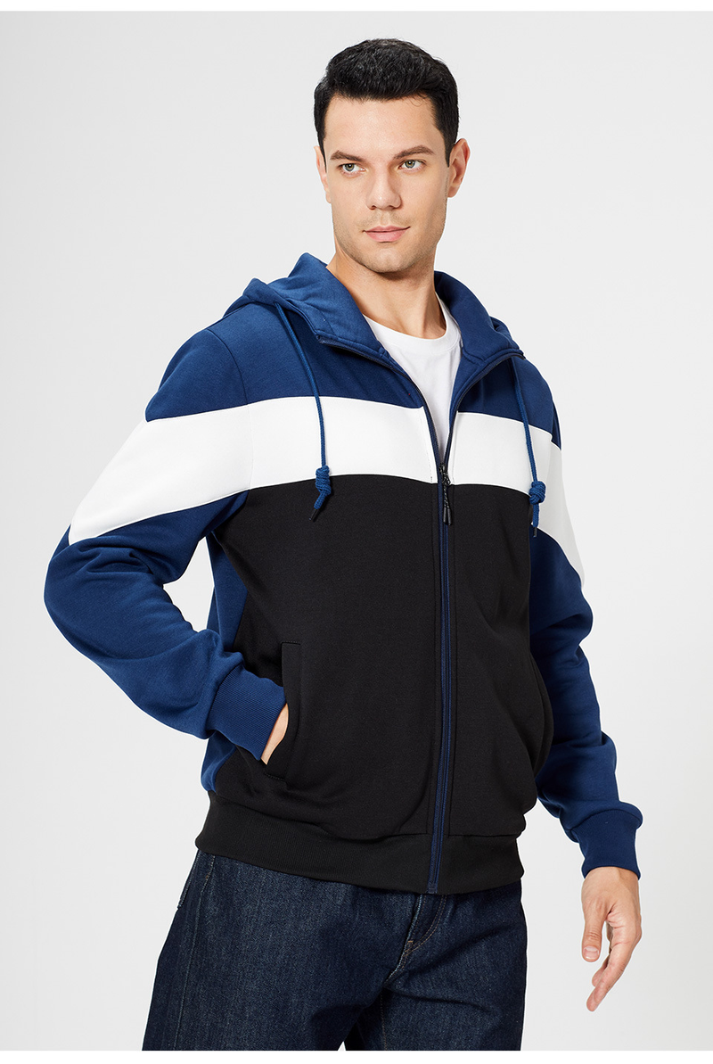 Men's Clothing Cardigan Color Matching Sweater Retro Trend Neutral Cardigan Jacket_voghion.com