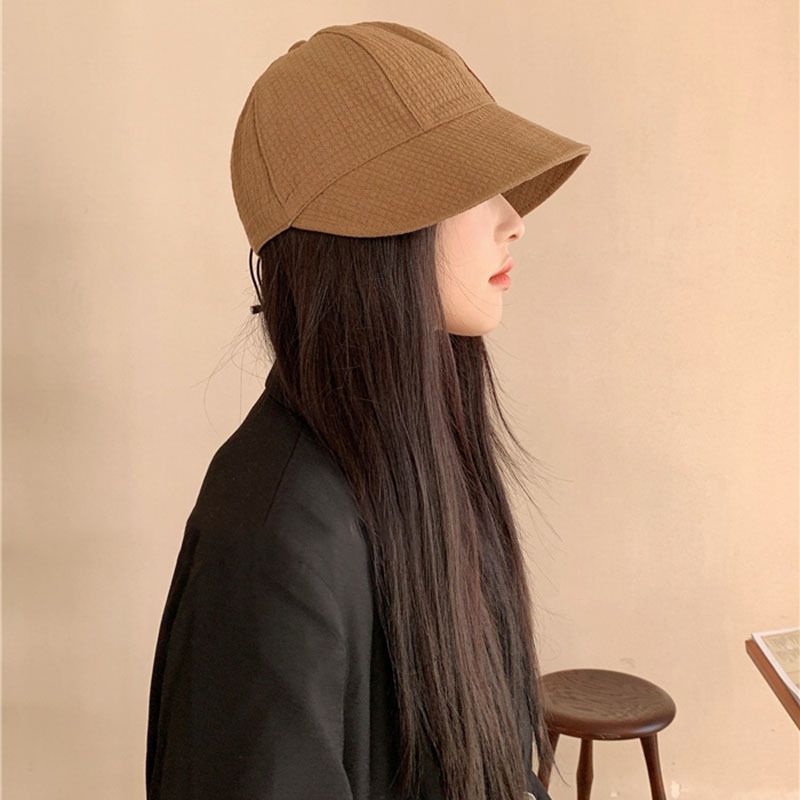 2024 Nuovo cappello da pescatore di qualità con coulisse, edizione coreana, con viso che mostra un piccolo cappello da pescatore, cappello da sole autunnale_voghion.com