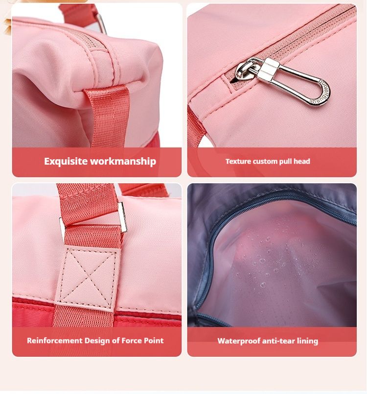 Travel bag, lightweight and ready for delivery bag, outdoor short distance hand-held bag, large capacity fitness bag, lightweight and simple yoga bag_voghion.com