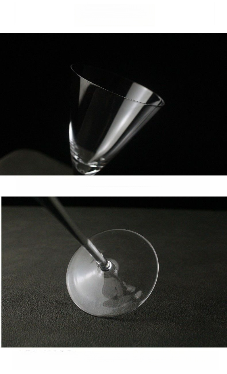 Bicchiere da cocktail conico alla moda, ultra sottile, Martini, alto, classico, per miscelazione, succo corto, champagne_voghion.com
