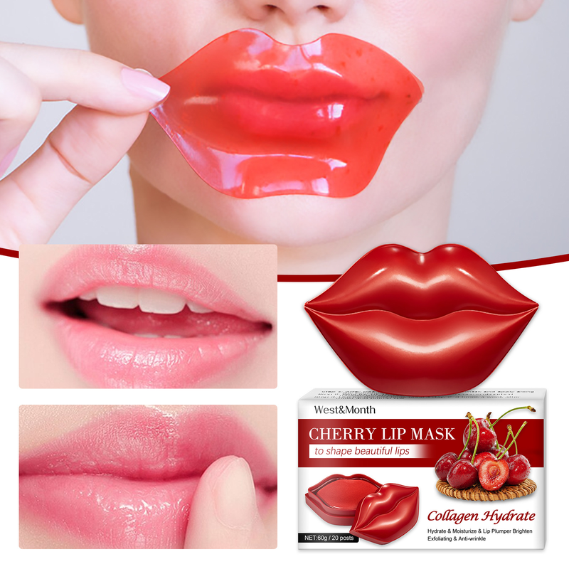 Balsam de buze Wet&Month Cherry Jelly Mak. Hidratează, îndepărtează keratina, deschide linia de subțire, hidratează buzele și le oferă un aspect neted._voghion.com