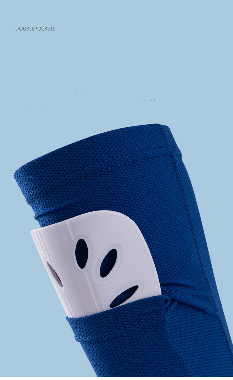 Fußballsocken Schienbeinschoner Fest Für Männer Und Frauen Mit Innentaschen, Doppellagigen Einsätzen Zum Schutz Der Wade, Vollständig Bedeckt_voghion.com