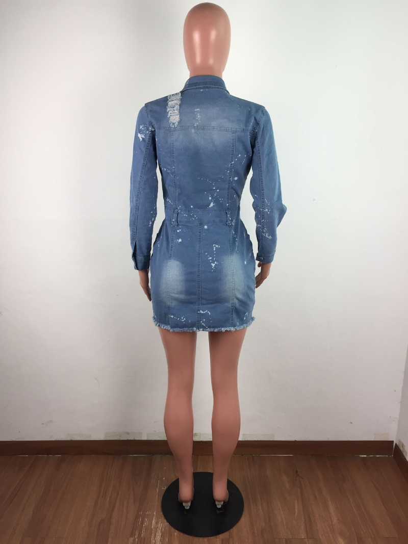 Naiste mood slim-fit elastne seksikas elastne rinnaga teksariidest puusakleit ühes tükis seelik üheastmeline seelik_voghion.com