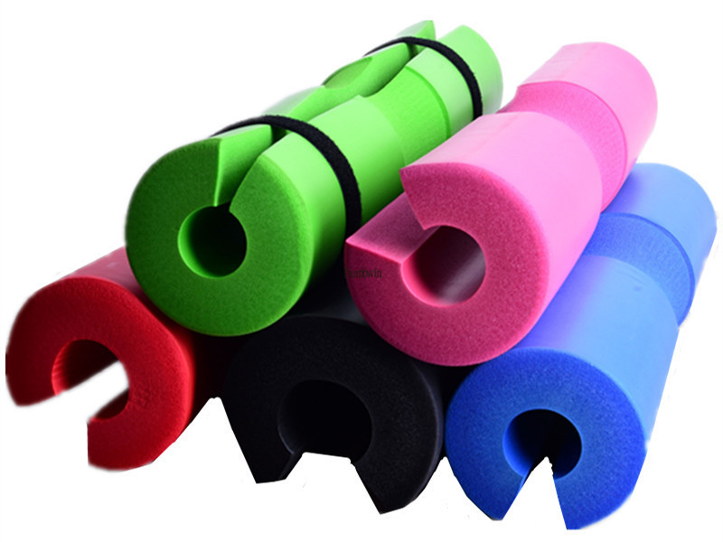 Spallacci per bilanciere tozzo fitness, manica protettiva per ponte dell'anca per sollevamento della forza, imbottitura in spugna per il collo_voghion.com