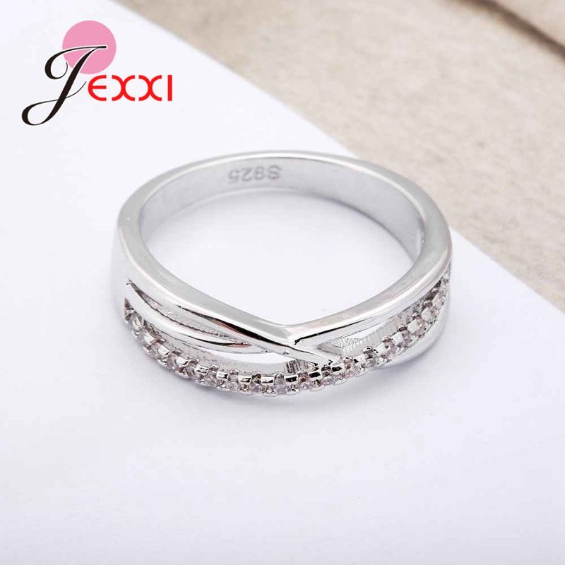2025 Neuheiten Neue Breite Quer Cubic Zirkon Sterling Silber Ring Mode Weibliche Schmuck Unendlichkeit Frauen Hochzeit Ringe Für Party_voghion.com