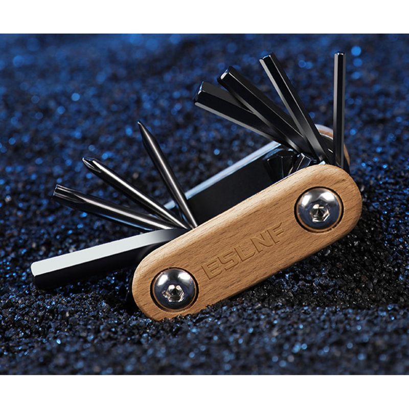 ESLNF bicycle repair multifunctional folding mountain road bike hexagonal wrench combination tool_voghion.com