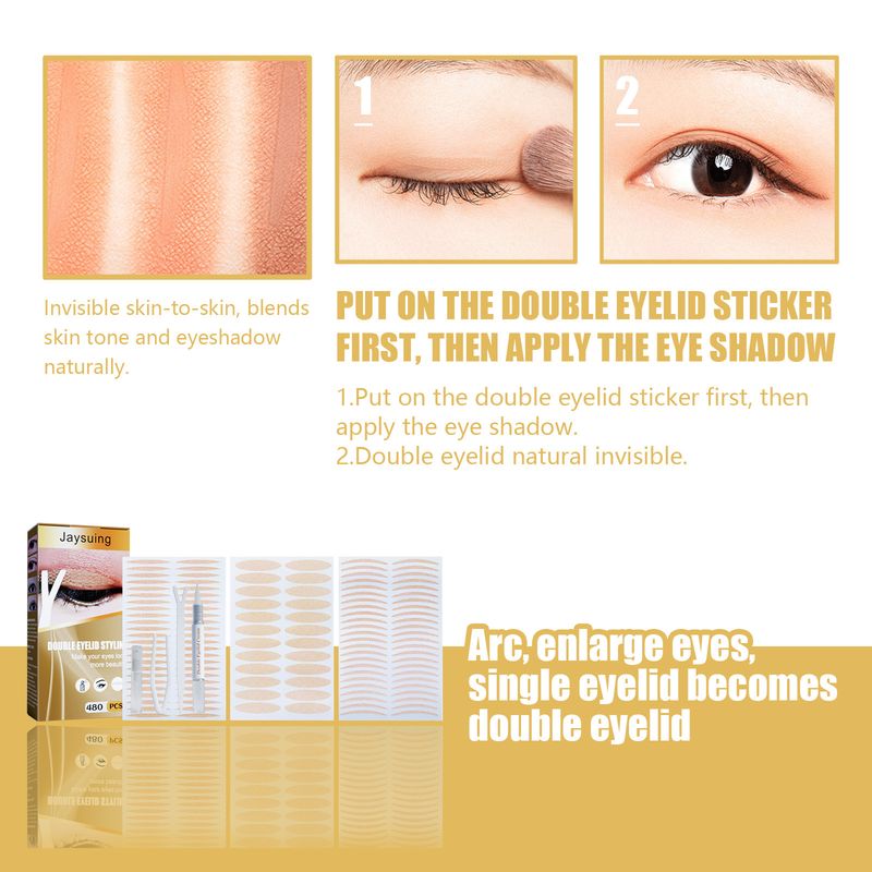Jaysuing Setting Cream - langanhaltende, natürliche, spurlose, unsichtbare, nicht klebende Double Eyeskin Stick Beauty Mask_voghion.com