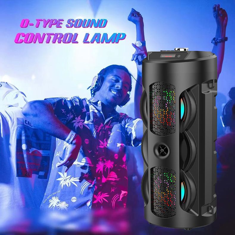 Bluetooth Dual Stereo āra Tfusb atskaņošana Fm balss apraide portatīvais zemfrekvences skaļrunis 50 bezvadu skaļrunis_voghion.com
