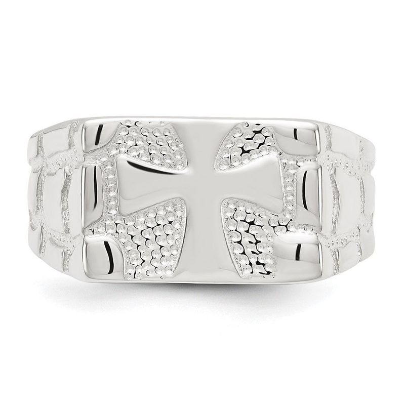 Sterling Silver Nugget Ring_voghion.com