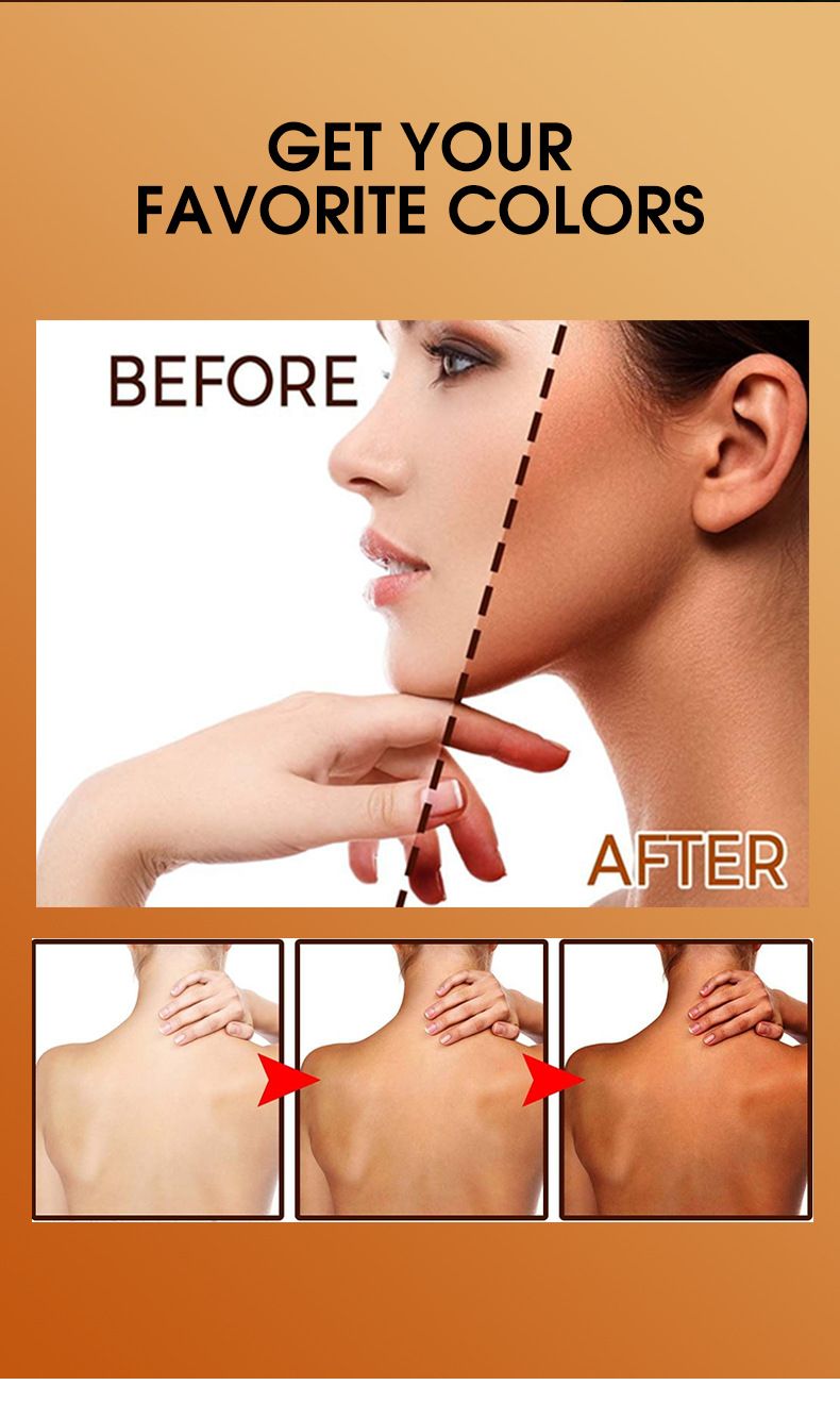 Cross Border Haicuier Gold Tanning Mousse Body Moisturizing Bronze Wheat Color Sunless Sunbathing Tanning Lotion_voghion.com