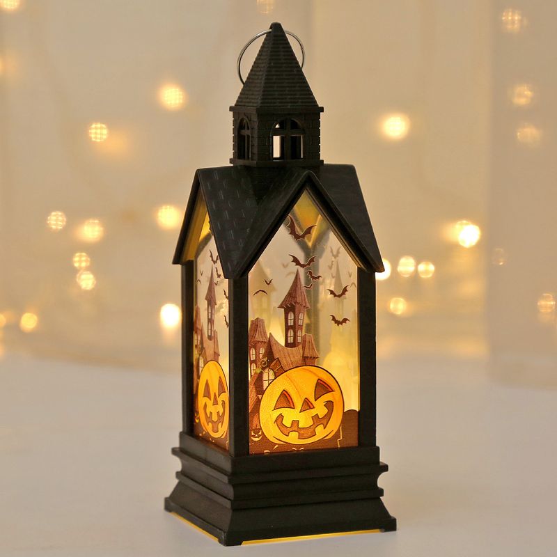 LED Halloween Castle Ghost Candle Light - Spooky Party Decor With Witch, Scarecrow, Pumpkin & Skeleton Designs - Battery_voghion.com
