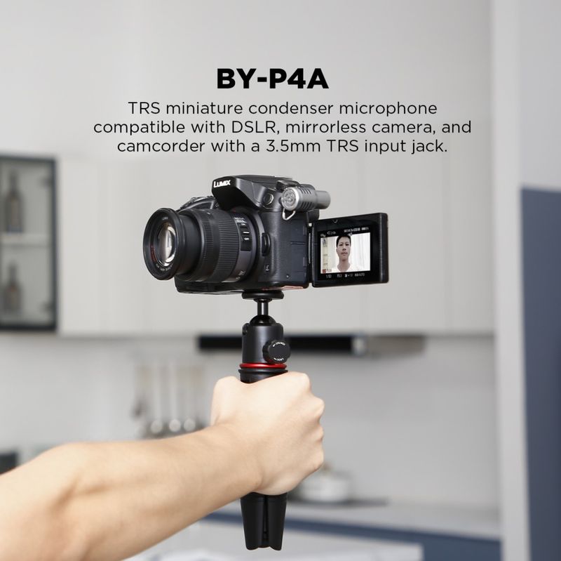 BOYA BY-P4 Condenser Wireless Microphone Plug and Play Mic For iphone Type-c Smartphone Camera Youtube Live Streaming_voghion.com