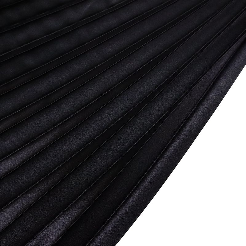 Women's Clothing Large Size Women's Wear High Waist Temperament Elegant Fashion Large Swing A Line Skirt Half length Skirt Pleated Skirt_voghion.com
